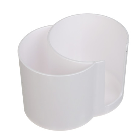 Органайзер для ватных дисков и палочек тм ЮНИLOOK, пластик, 9,5х6,5х6,5 см, белый