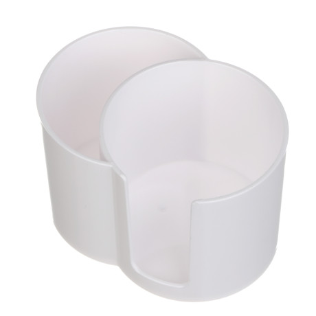 Органайзер для ватных дисков и палочек тм ЮНИLOOK, пластик, 9,5х6,5х6,5 см, белый