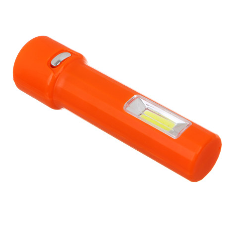 ЕРМАК Фонарь ручной, 400 мАч, 107х30 мм, 4 режима, LED СОВ, USB, пластик