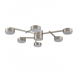 LUMION 8115/6C COMFI LN25 никель, мет. люстра LED GX53 6x7W 220V DABRA