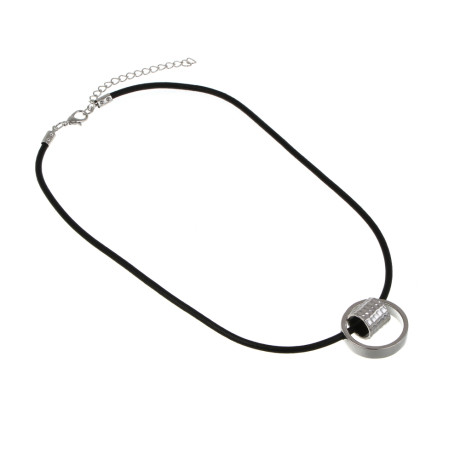 Колье на шею, 45,5 см, медь, железо, БЖ25-42