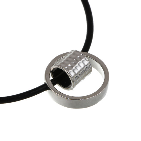 Колье на шею, 45,5 см, медь, железо, БЖ25-42