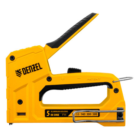 Степлер мебельный, тип 53 и 13, 6-14мм, тип 140, 10-14мм, тип 300, 15мм, тип 500, 15мм Denzel