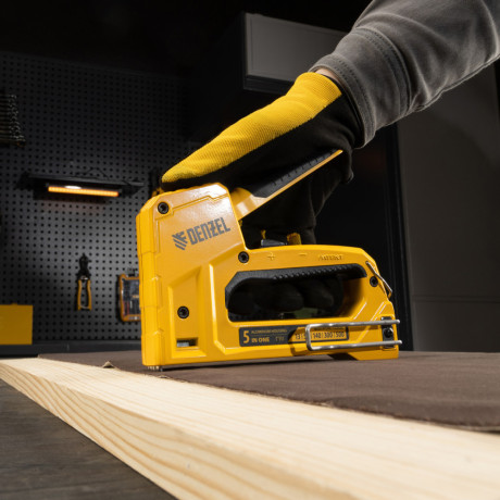 Степлер мебельный, тип 53 и 13, 6-14мм, тип 140, 10-14мм, тип 300, 15мм, тип 500, 15мм Denzel