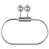 &quot;Держатель д/полотенца B0930, 11*19*6см, крепление шуруп, хром 2490 Рыжий Кот