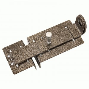 Засов Киров Секрет ЗД-04 антик бронза с/проушиной (25)