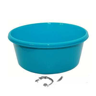 Таз 14л круглый М2514 бирюзовый (5)