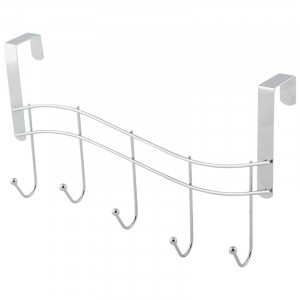 Вешалка для ванной навесная 5 крючков,38*22*10,5см,металл хромир,W4248-1,311854/Рыжий Кот
