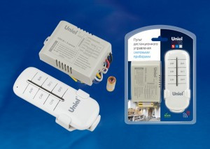 Uniel пульт ДУ световыми приборами встр. 3x1000W 30м, 1 приемник, 3 канала UCH-P005-G3-1000W-30M