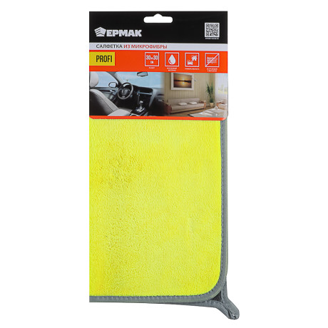 ЕРМАК Салфетка из микрофибры 30x30 см, Profi