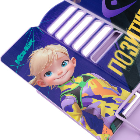 BY Русские Супергерои Подставка д/книг, для А5, 20х15,5х19см, металл с цв. печатью, "Конек Джуниор"