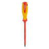 Отвертка Insulated, SL6.5 x 150 мм, CrMo, до 1000 В, двухкомпонентная рукоятка Matrix Professional