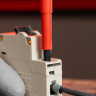 Отвертка Insulated, SL6.5 x 150 мм, CrMo, до 1000 В, двухкомпонентная рукоятка Matrix Professional