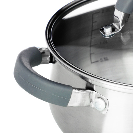 VETTA Вена Кастрюля 18х10,5см. 2,6л. со стекл. крышкой, индукция