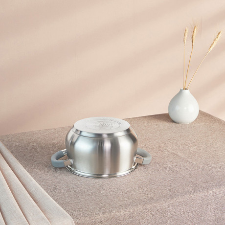 VETTA Вена Кастрюля 18х10,5см. 2,6л. со стекл. крышкой, индукция