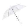 Зонт-трость, прозрачный, металл, пластик, ПВХ, d94см, 8 спиц