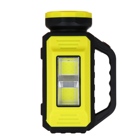 ЕРМАК Фонарь прожектор, солнечная батарея, 2COB+LED, 5 режимов, 2000мАч, 85х130х195 мм, красный свет