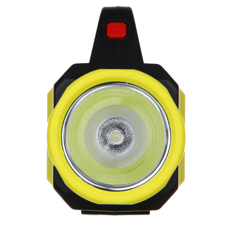 ЕРМАК Фонарь прожектор, солнечная батарея, 2COB+LED, 5 режимов, 2000мАч, 85х130х195 мм, красный свет