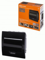 TDM бокс (корпус) пластик. ЩРВ-П- 8 мод. встраиваемый, Антрацит IP41 SQ0902-1002