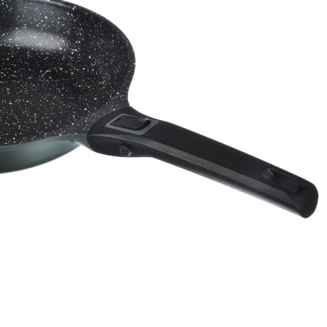 SATOSHI Уран Сковорода литая d26см, антипригарное покрытие Мрамор, индукция, съемная ручка