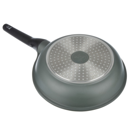 SATOSHI Уран Сковорода литая d26см, антипригарное покрытие Мрамор, индукция, съемная ручка