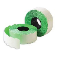 этикет лента 26х16 зел волна 1000шт/рул 10рул/уп 72154