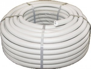 EKF Труба гофр.ПВХ с зондом  d16мм (бухта 25м, цена за 1м) Plast PROxima tg-z-16-25n