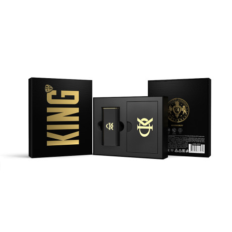 BY Ф.Киркоров Наушники беспроводные TWS Каффы, 50/300мАч, BT5.3, черно-золотые, кейс металлик