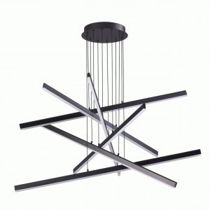 ODEON LIGHT 3890/96L ODL20 34 черный/металл Подвесной св-к LED 4000K 96W 220V RUDY