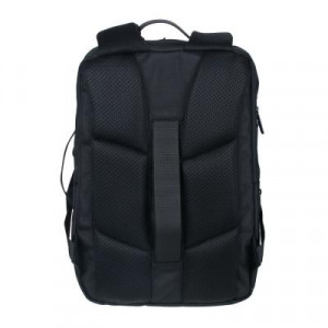 Рюкзак-сумка ПРЕМИУМ универсальный 41x28x13см, 3 отделения, сверхплотный полиэстер под ткань, черный