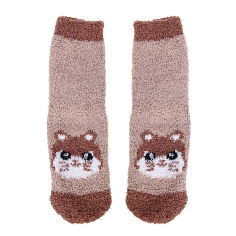 GALANTE Носки-антизаносы высокие махровые, р.23-25, 100% полиэстер, 3 дизайна