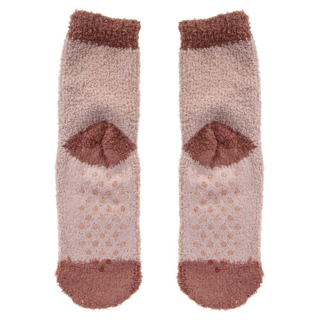 GALANTE Носки-антизаносы высокие махровые, р.23-25, 100% полиэстер, 3 дизайна