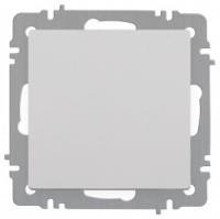 ЭРА Intro Accent мех. выкл. (перекл.) СУ 1 кл. проходн. 10А 250В, белый Б0063450