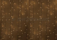 Гирлянда-занавес ул. "Св/д дождь" 760LED, 2x3/20нит, бел.тепл, IP44, без б/п 235-136 Neon Night