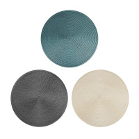 Салфетка сервировочная, d38см, &quot;Салерно&quot;, полипропилен, 3 цвета