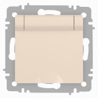 ЭРА Intro Accent мех. роз. СУ 1 мест. (земля, крышка), 16А 250В, сл.кость 6-203-02