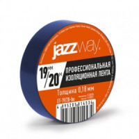 Изолента ПВХ Jazzway 19x20 синяя (100!)