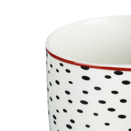 MILLIMI Кружка Штрихи, 350мл, фарфор, 4 дизайна