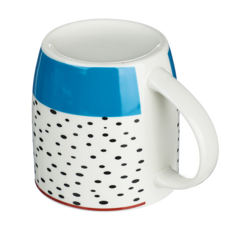 MILLIMI Кружка Штрихи, 350мл, фарфор, 4 дизайна