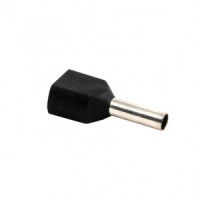 EKF Наконечник штыревой втулочный изол. НШвИ(2) 1,5-8 черный (уп.50шт, цена за уп) nhvi2-1.5-8