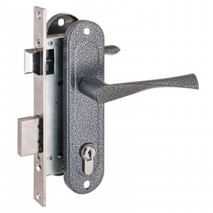 Д-град Зенит ЗВ7-70.4 серебро Замок врезной с/руч15)