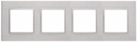 ЭРА 14 Elegance рамка СУ 4 мест.металл, алюминий+алюм 14-5204-03 5930