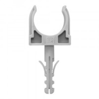 Промрукав Крепеж-клипса с дюбелем серая d 16 (уп. 10шт/900шт, цена за 1шт) PR13.0315