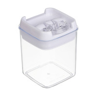 Банка для сыпучих продуктов, тм VETTA, Миндаль, 300мл квадратная, пластик