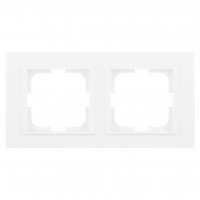 OVIVO Рамка СУ 2 мест. MINA белый, 401-010000-226