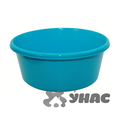 Таз 8л круглый М2512 бирюзовый (20)