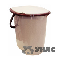 Ведро туалет 24л. М2460 Бежевый (6)