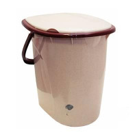 Ведро туалет 24л. М2460 Бежевый (6)