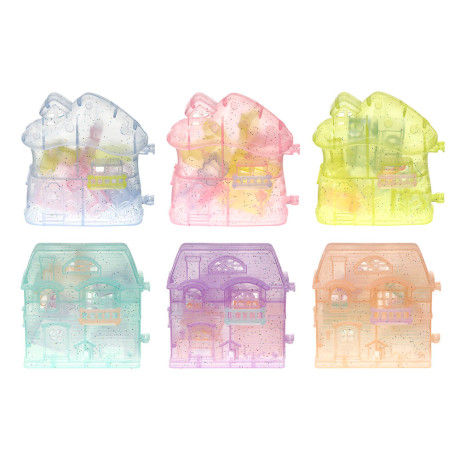 ИГРОЛЕНД Набор мебели в домике-кейсе, PP, 9х4х9,3 см, 4 диз.