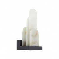 ODEON LIGHT 5438/12WL HIGHTECH ODL_EX25 101 черн /мет./смола акрил Бра LED 12W 3000K 1489lm FOROS